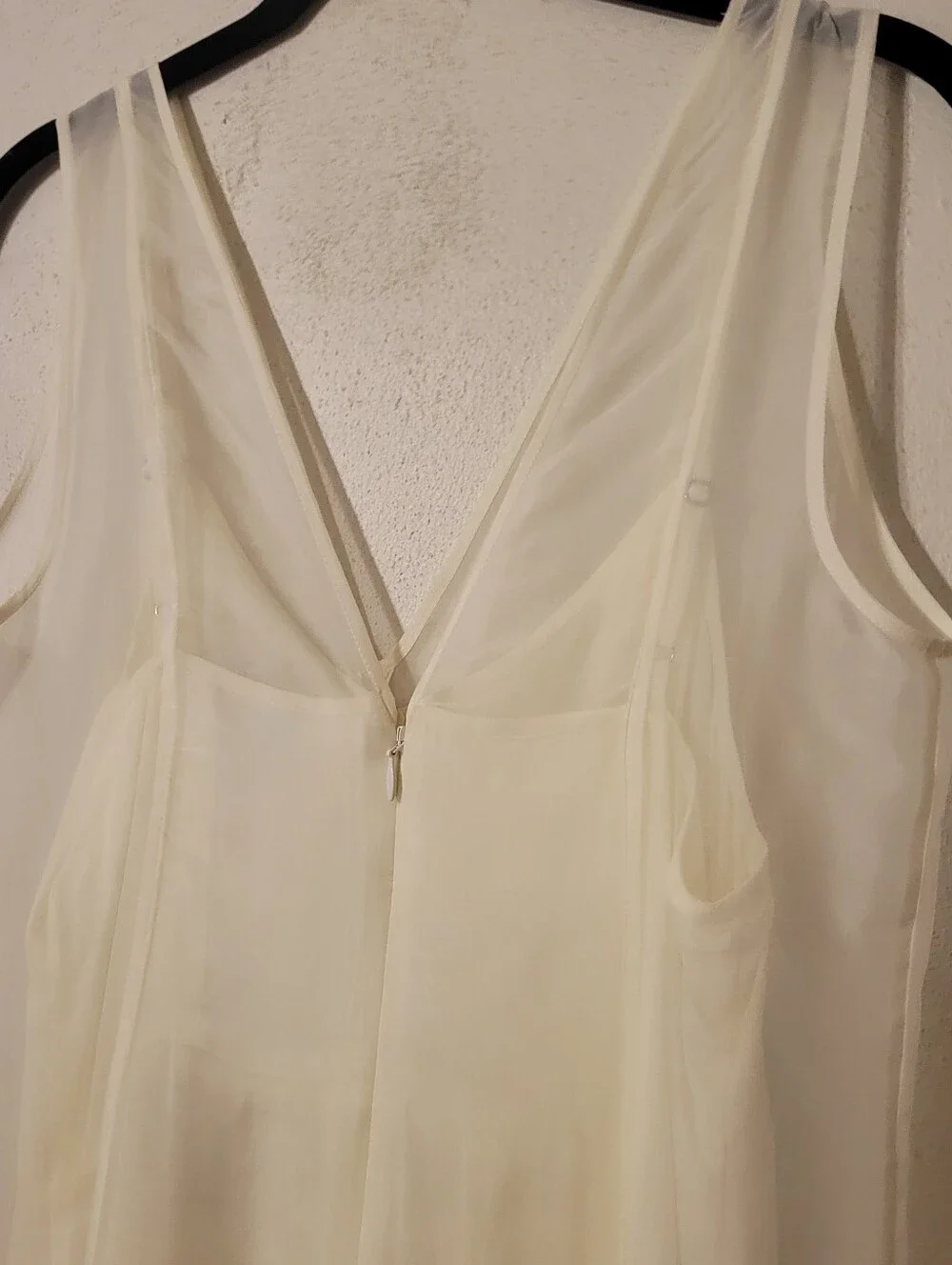J. Crew Collection Layered Organza Shift Dress - Ivory